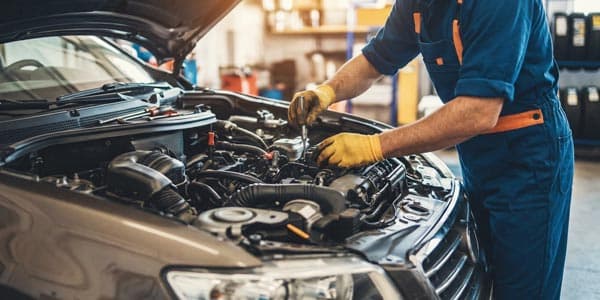 Mecánico con experiencia reparando un coche en A Coruña